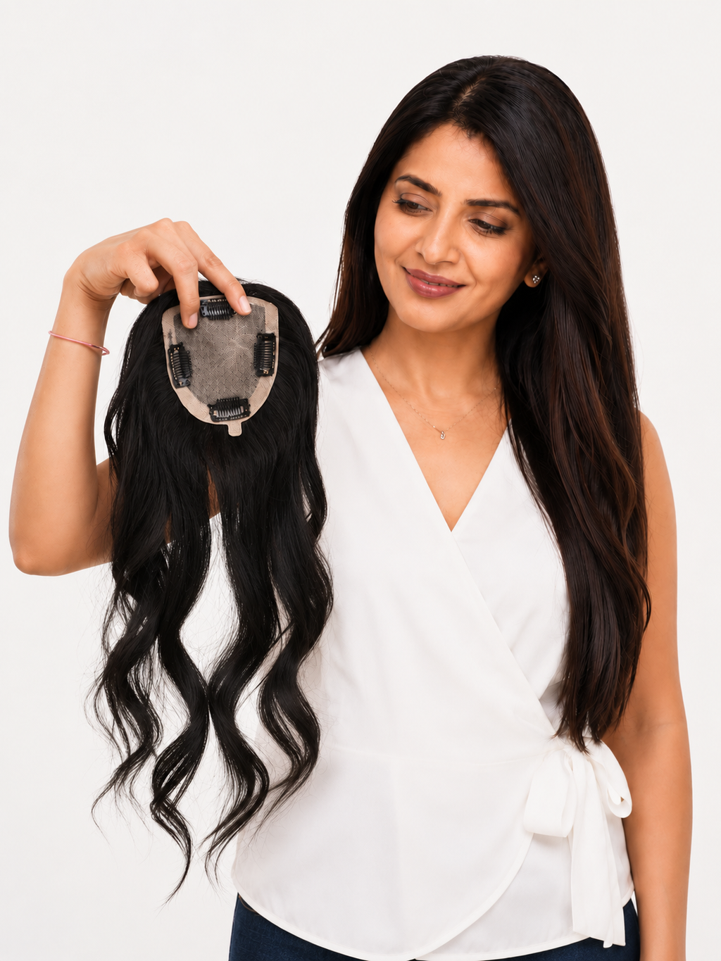 4" X 4" Scalp Hair Topper