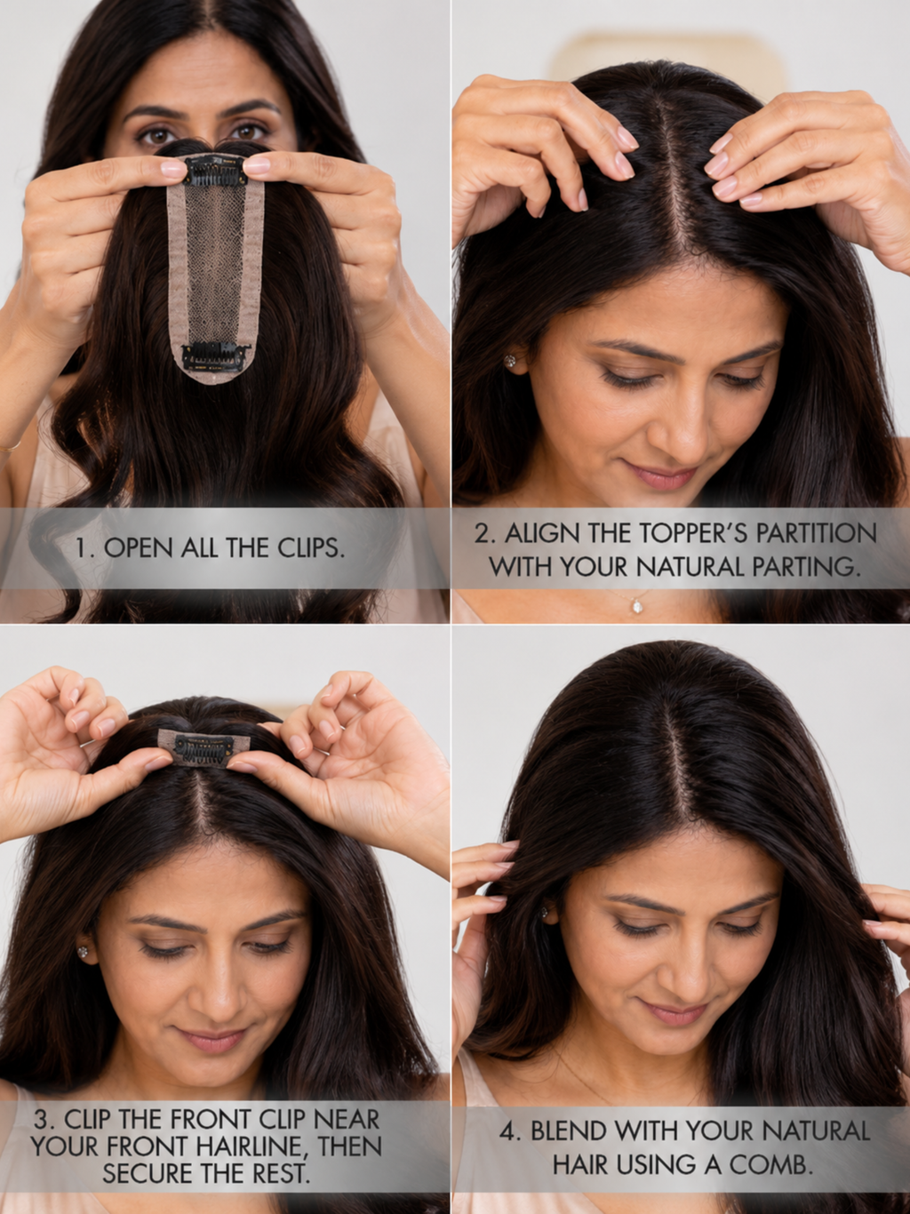 3" X 5" Scalp Hair Topper