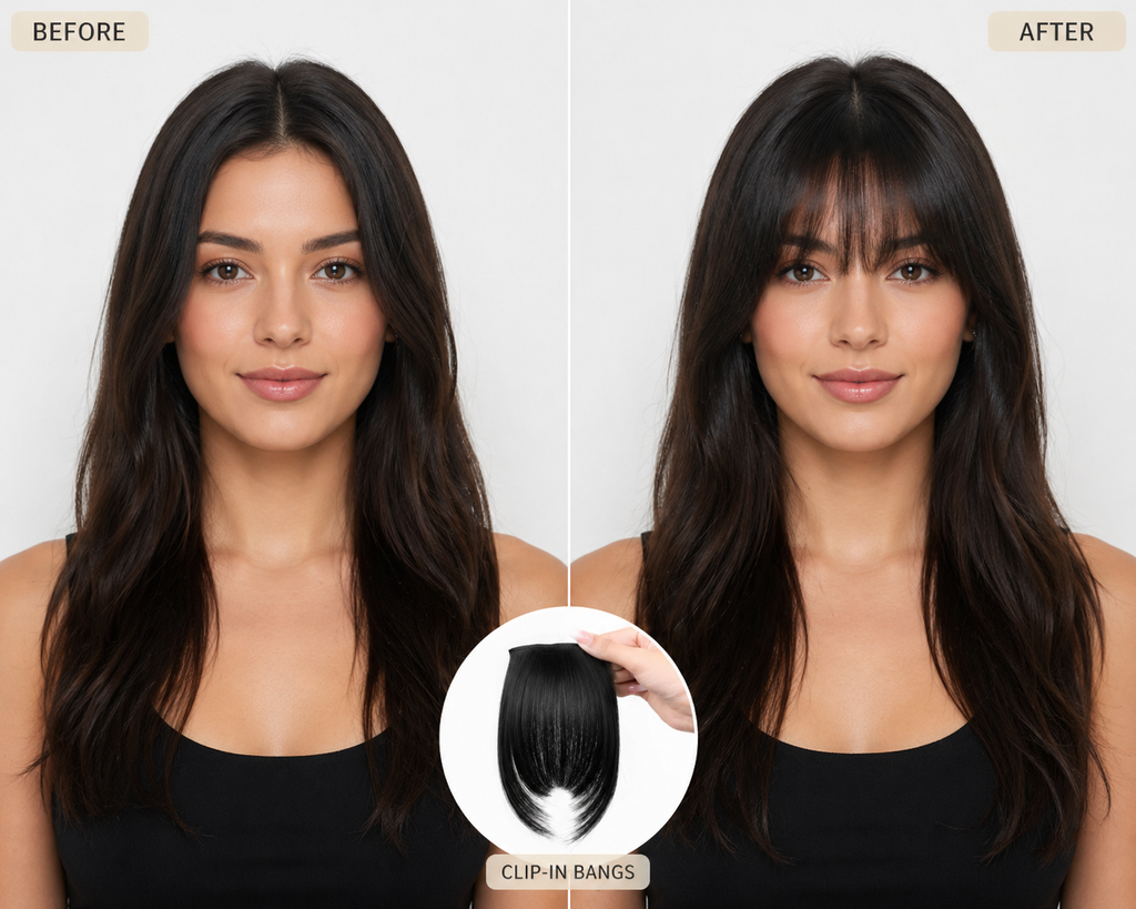 Clip-In-Bangs