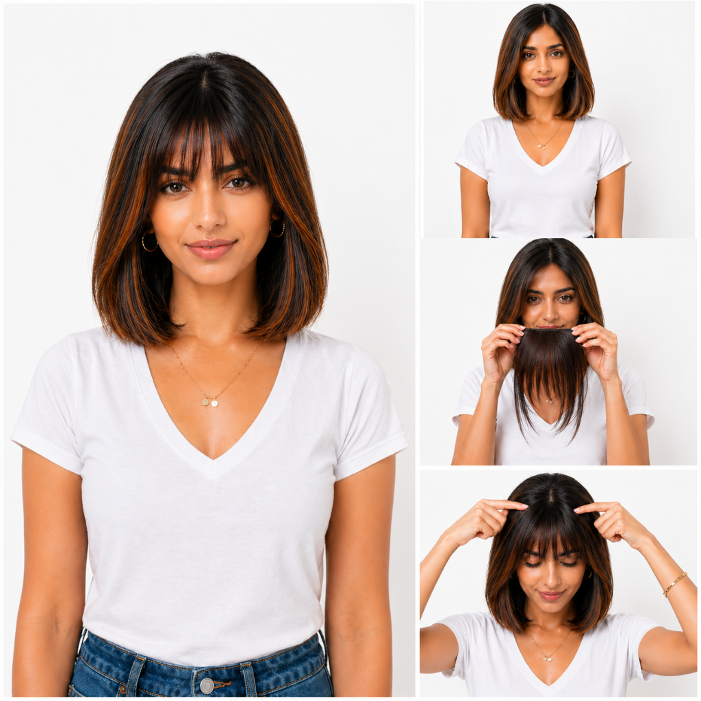 Clip-In-Bangs
