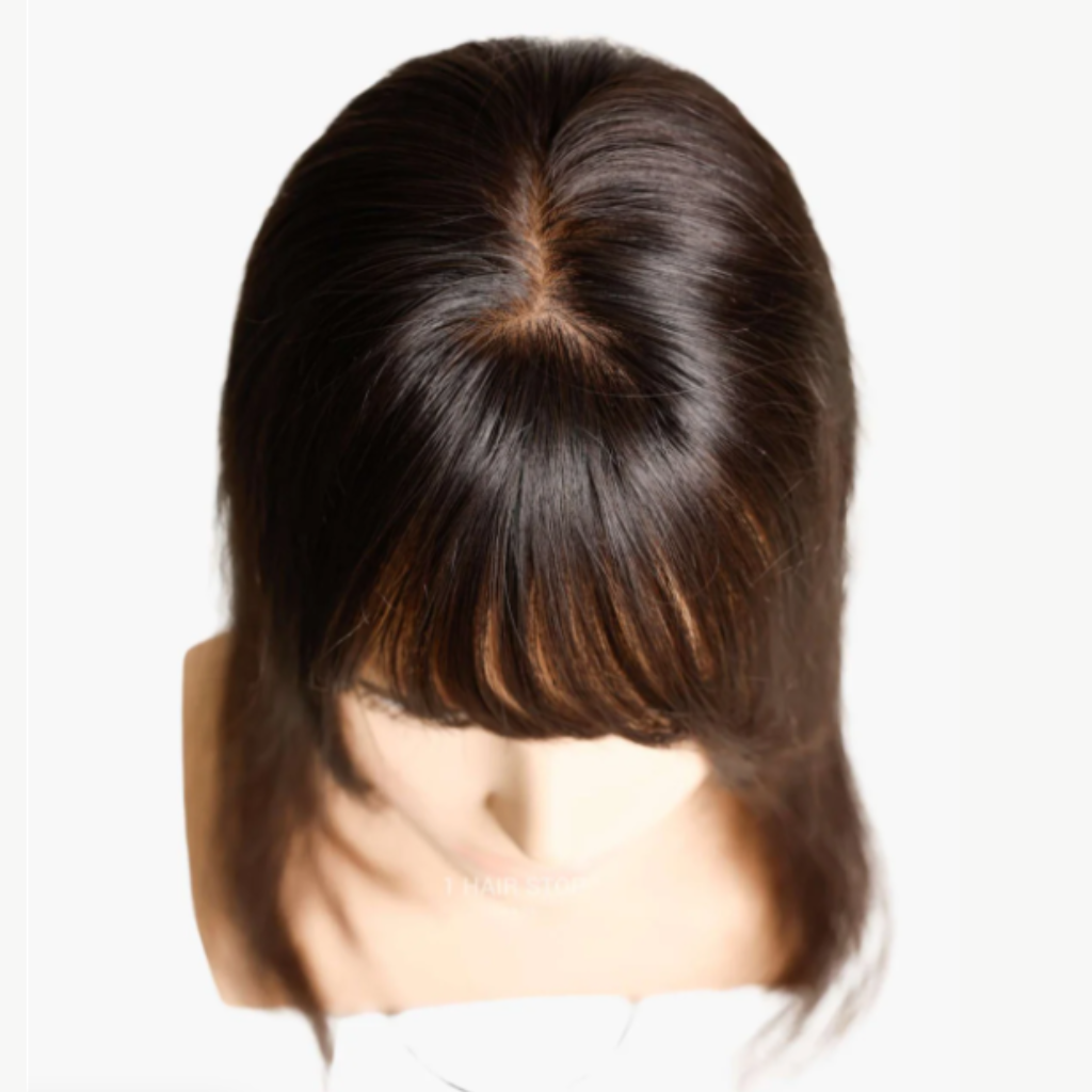 Clip-In-Bangs with Scalp Topper