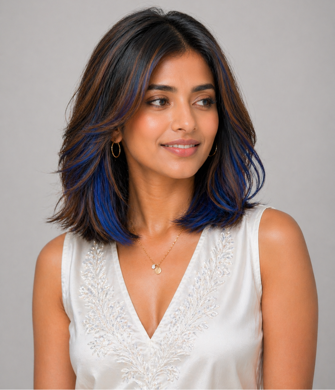 Clip-In-Color Streak- BLUE