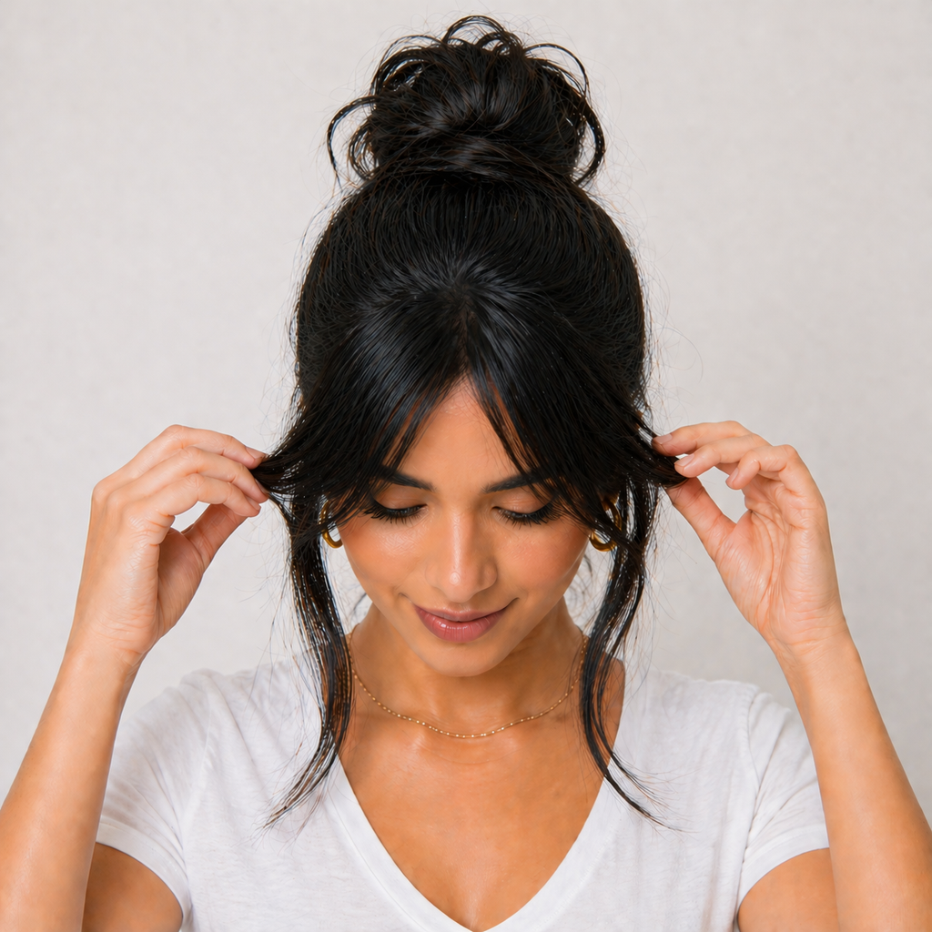 Clip-In-Curtain Bangs