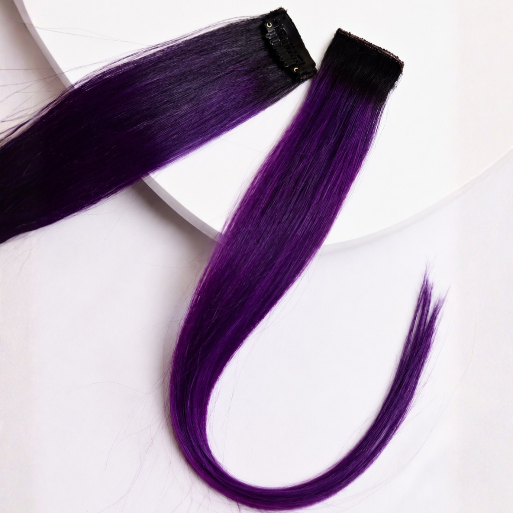Clip-In-Color Streak- PURPLE
