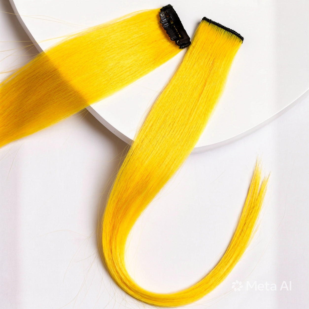 Clip-In-Color Streak- YELLOW