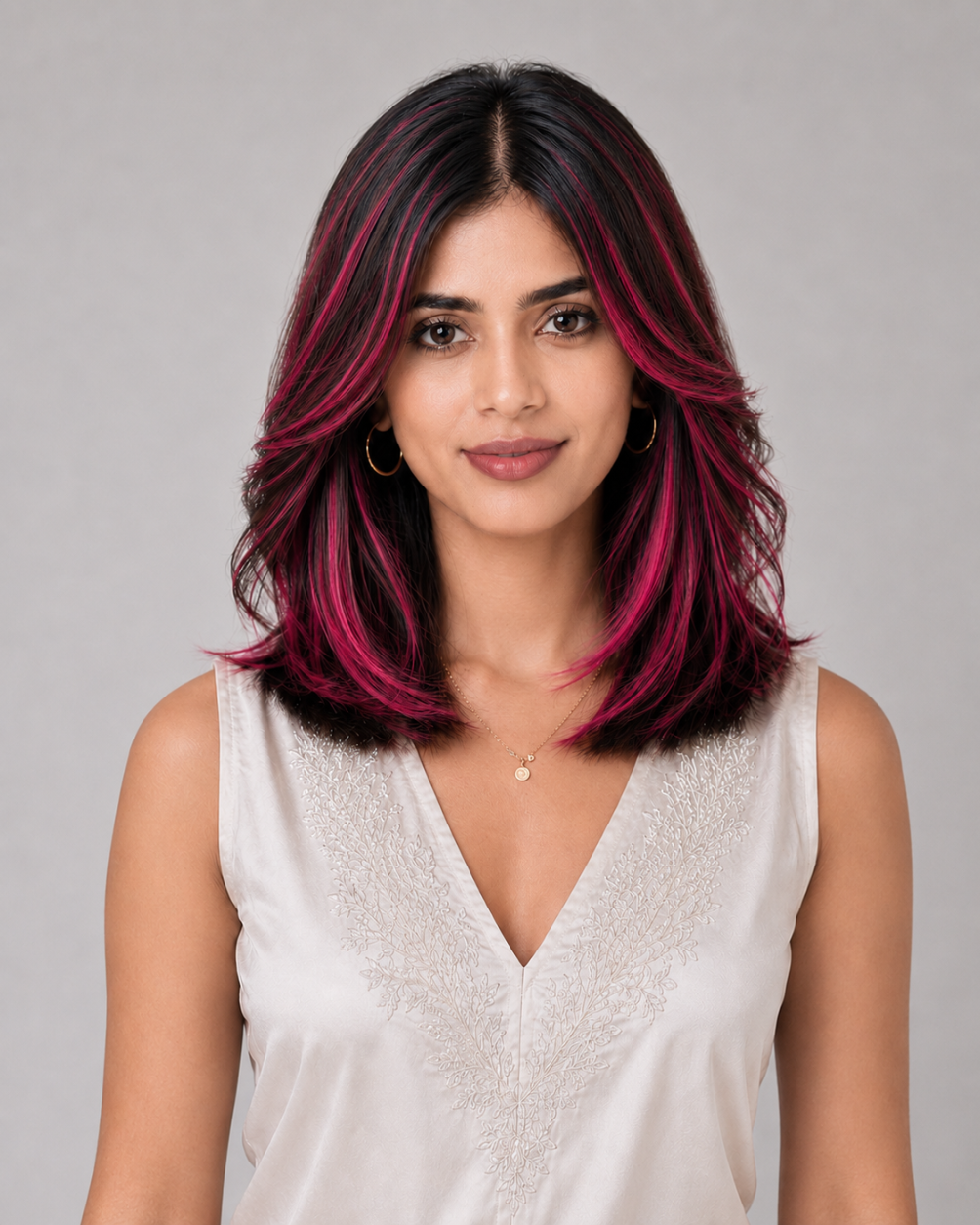 Clip-In-Color Streak- PINK