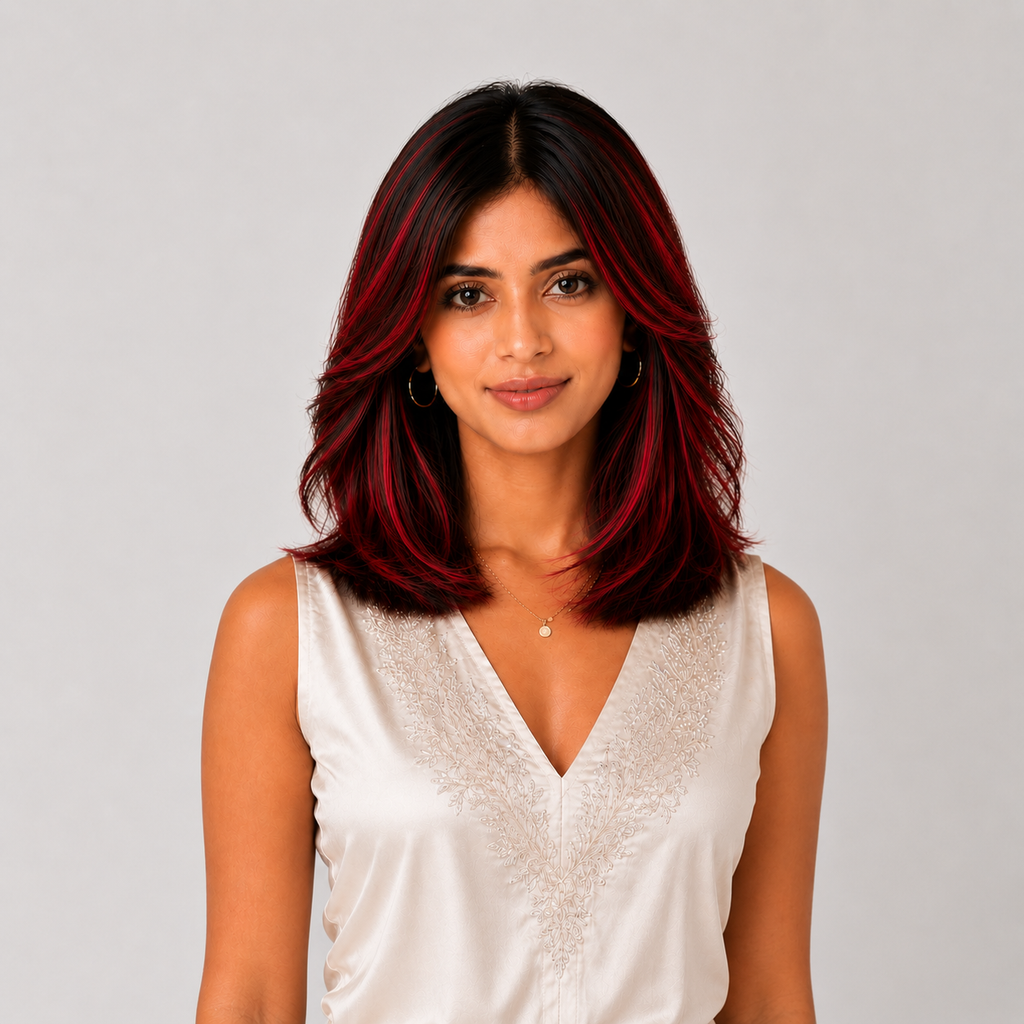 Clip-In-Color Streak- RED