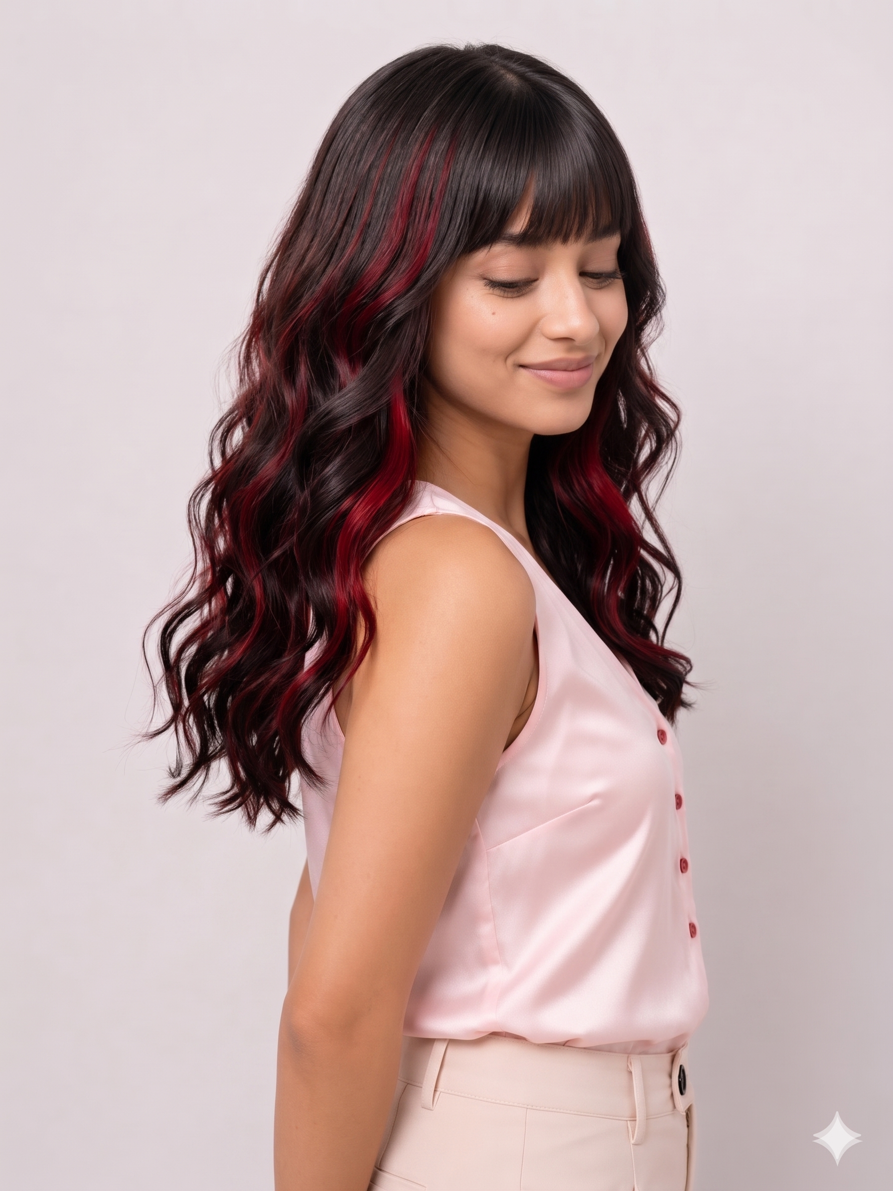 Clip-In-Color Streak- RED