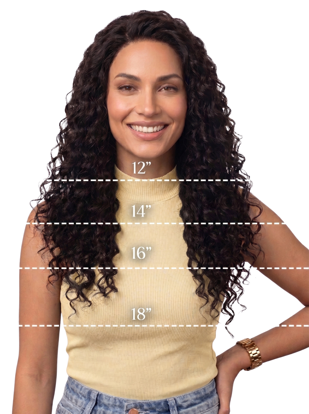 FULL HEAD DEEP CURL- SILK BASE WIG