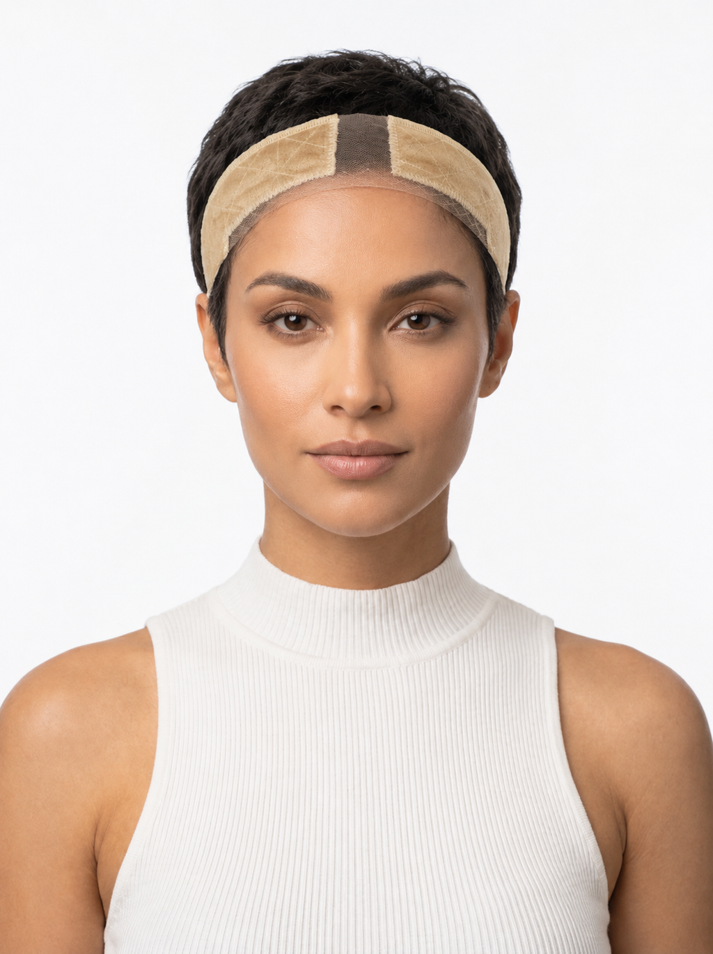 FULL HEAD WITH BANGS- SILK BASE WIG
