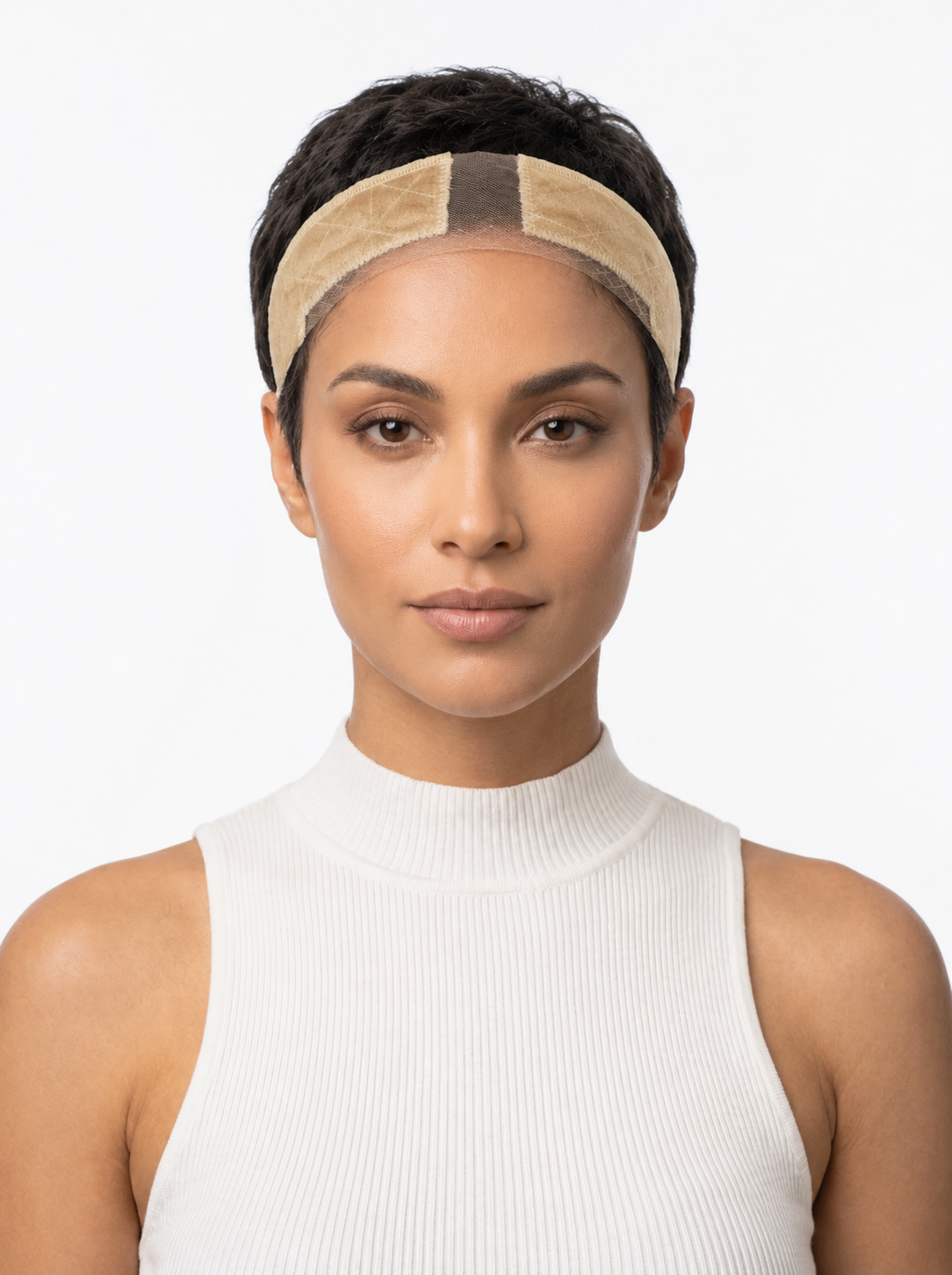 FULL HEAD WITH BANGS- SILK BASE WIG