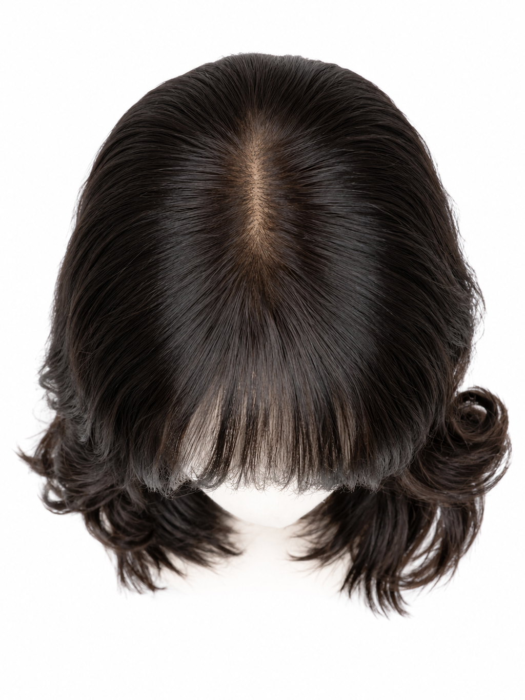 FULL HEAD WITH BANGS- SILK BASE WIG